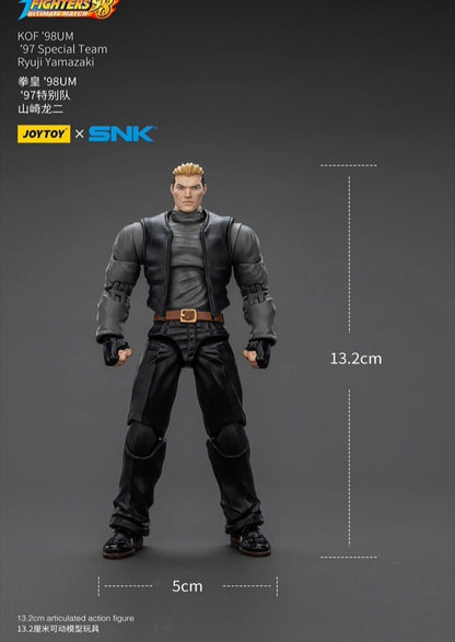 JOYTOY SNK KOF '98UM' 97 Special Team Ryuji Yamazaki Billy Kane Blue Mary 1/18 Bonecos de Ação Modelo Colecionável Brinquedo Presente para Menino