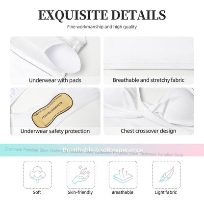 The Push-Up Cuba Flag Sexy Bikini Women Swimwear Female Swimsuit Swimming Bathing