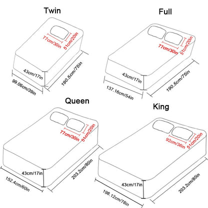 Home Luxury 3 Pieces Sets Bamboo Fiber Waterproof Twin Full Queen King Bed Sheets Bedding Mattress Topper Protector Set