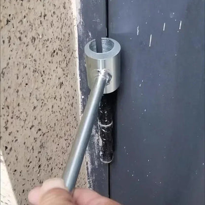 Chave de Ajuste de Folgas de Dobradiça de Cabeça Dupla Chave de Reparo de Dobradiça de Porta Chaves Economizadoras de Esforço para Reparo de Folgas de Dobradiças Domésticas Ferramentas Manuais