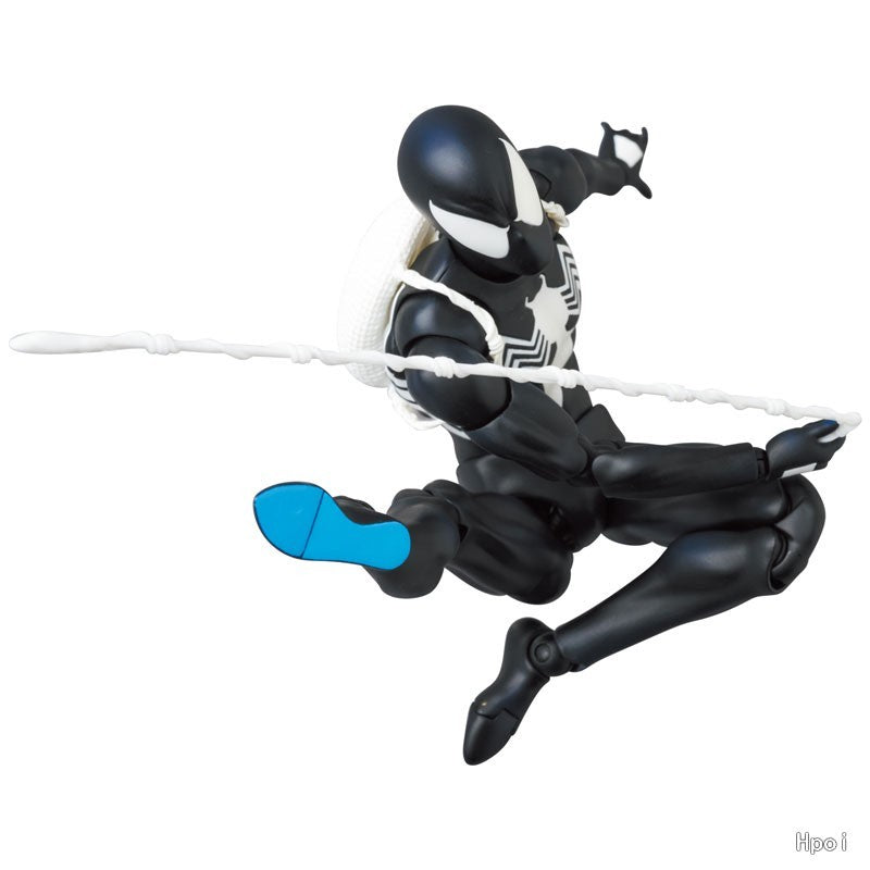 CT Toys 1/12 MAFEX 147 Anime The Amazing Spider-Man Boneco Spider Man Venom Versão KO. Bonecos de Ação Articulados Modelo Brinquedo