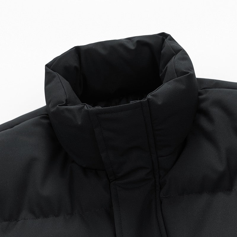 Jaqueta de Pesca Masculina Inverno Marca na Moda Gola Alta Jaqueta Acolchoada Solta Adolescentes Quente À Prova de Frio Casaco Tamanho Grande