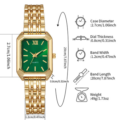 Elegant Women Quartz Watch Fashion Rectangle Analog Wristwatches Reloj Mujer Girls Clock Gift?Without Box?