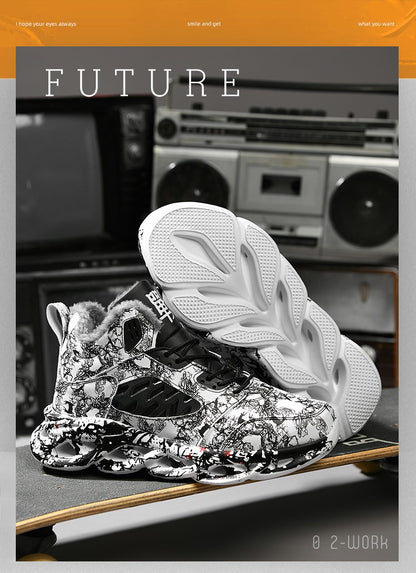 men boots 2023 New Winter Slippers Warm Men Shoes Waterproof Non-Slip Plush Sneakers Male tenis shoes Boots Men Sneakers Winter