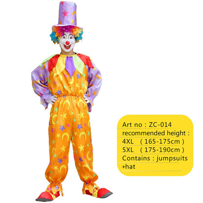 12 Styles Adult Men Costumes Funny Circus Naughty Magician Cosplay Carnival Party Clown Costume Christmas gift surprise party