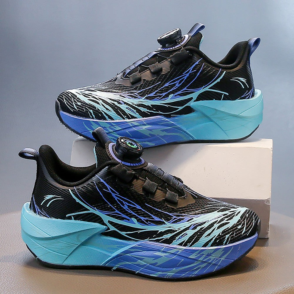 Autumn Sport Shoes For Children Mesh Breathable Teenager Kid's Sneakers Soft-soled Lightweight Boy's Girl's Running Shoes