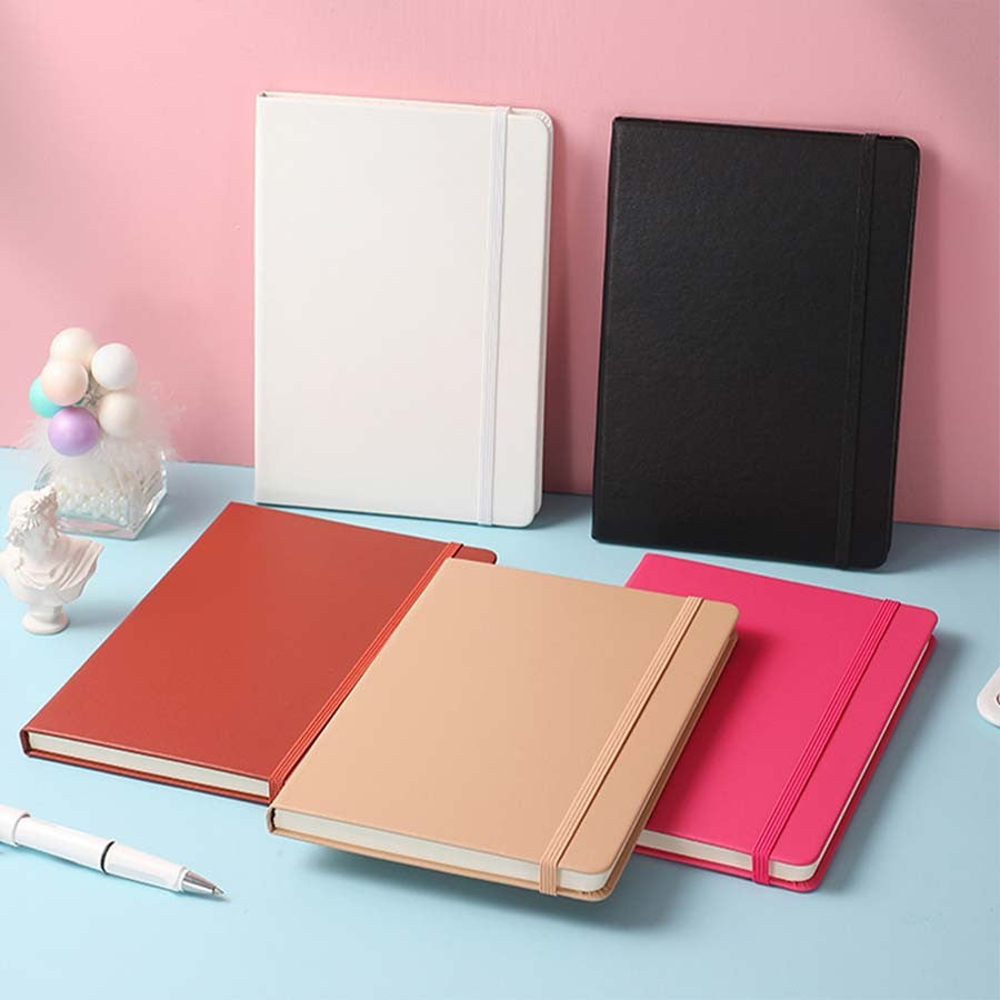 Popular A5 bound notebook, 200 pages, school supplies, agenda, suitable for offices, universities, couples, is the best gift