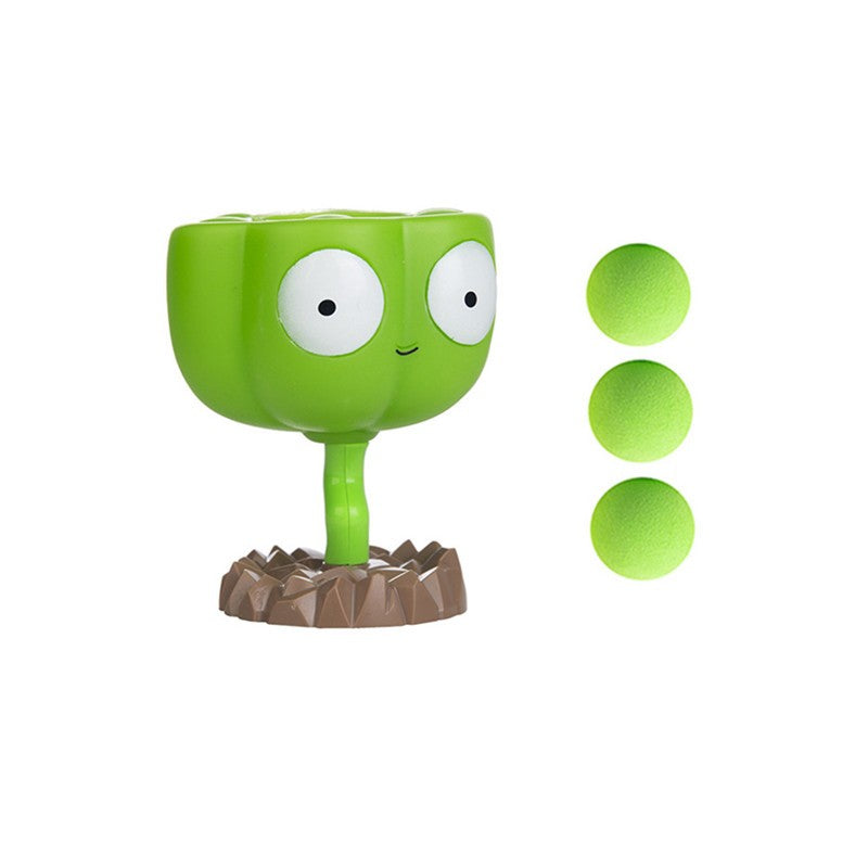 Plantas vs Zumbis Anime Bonecos de Ação Disparervilha Obstáculo Zumbi Pirata Figura de Ação Modelo de Cola Dura Jogo de Batalha Presente Infantil