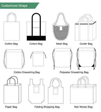 Atacado a Granel 100 peças/lote Saco de Algodão Reutilizável Sacolas de Lona Personalizadas com Logotipo
