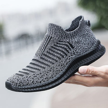 Sapatos Masculinos Casuais Respiráveis Leves para Exterior Tênis Masculinos Antiderrapantes Sapatilhas Slip-on Vulcanizados 2023