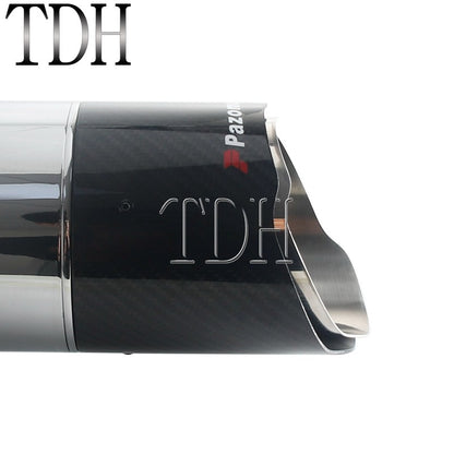 Motorcycle Exhaust System Carbon Fiber Muffler Pipe For Harley Street Road Glide ST FLTRXST FLHXST FLHX PAZOMA Exhaust Mufflers