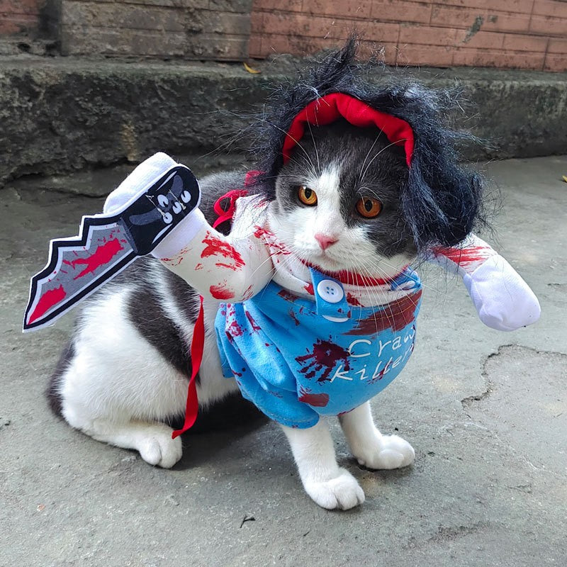 Roupas Engraçadas para Cães, Fantasias para Gatos de Estimação, Moletom para Cachorros, Roupa para Ficar em Pé, Roupas de Cosplay para Cães, Roupas para Festas e Festivais, Acessórios para Cães