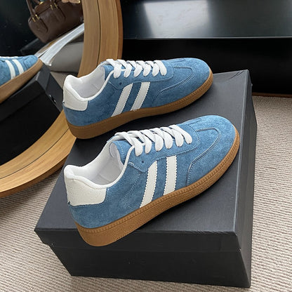 2025 Autumn New  Fashionable Comfortable Casual Sneakers Retro Thick-soled Sneakers Women's College Style Board Shoes Big Size