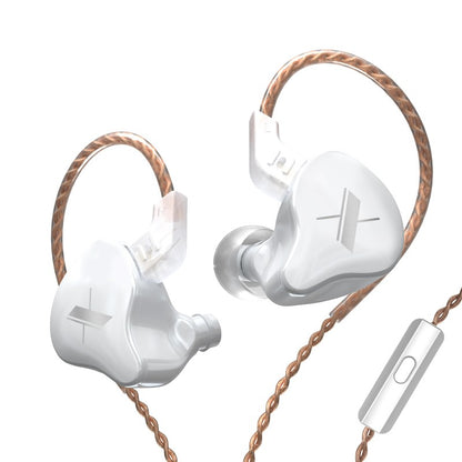 KZ EDX Wired Headset In-Ear Monitor Earbuds Earphones Detachable Cable Sport Game Noice Cancelling Headphone With Microphone