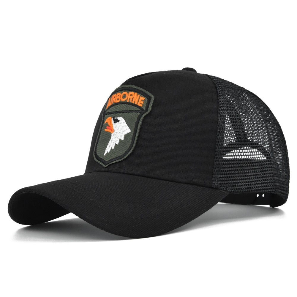 Bonés de Beisebol Bordados Masculinos Chapéus Snapback de Águia Para Mulheres Moda EUA Hip Hop Bones Boné Trucker de Malha Respirável Streetwear