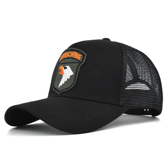 Bonés de Beisebol Bordados Masculinos Chapéus Snapback de Águia Para Mulheres Moda EUA Hip Hop Bones Boné Trucker de Malha Respirável Streetwear