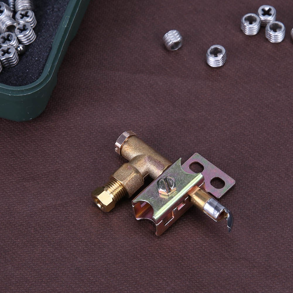 1/2/3 Hole Pilot Burner One Way Flame Stainless Steel Bracket Can Have Natural Or Lp Gas Burner For Barbecue Accessories