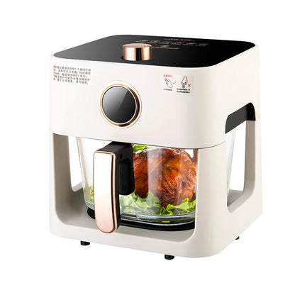 8L Air fryer new smart oven household touch transparent and visual automatic oil-free electric fryer Kitchen appliances