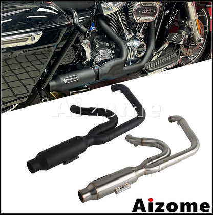 Slip On For Harley Road Glide FLTRU FLTRX FLTRXS FLTRK FLTRXST FLTRXP FLTRXSTSE 17+ Motorcycle Exhaust Modified Muffler Escape