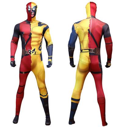 Wolverine Logan Battle Suit Claws Mask DEADPOOL 3 Movie Character Kids Adults Role Play Costume Wolf Paws Bodysuit Comic Con
