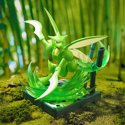 Original Blokees Aventura Pokémon Prólogo Snorlax Cinderace Scyther Lucario Figura de Ação Modelo de Montar Brinquedos Presentes de Aniversário