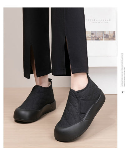 Winter Women's Boots Warm Plush New Platform Snow Boots Anti Slip Waterproof Comfort Lightweight Indoor Casual Warm Cotton Shoes
