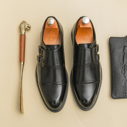 Brand New Men's Pointed Comfortable Business Banquet Oxford Shoes Fashion Spring Men's Breathable Casual Wedding Leather Shoes