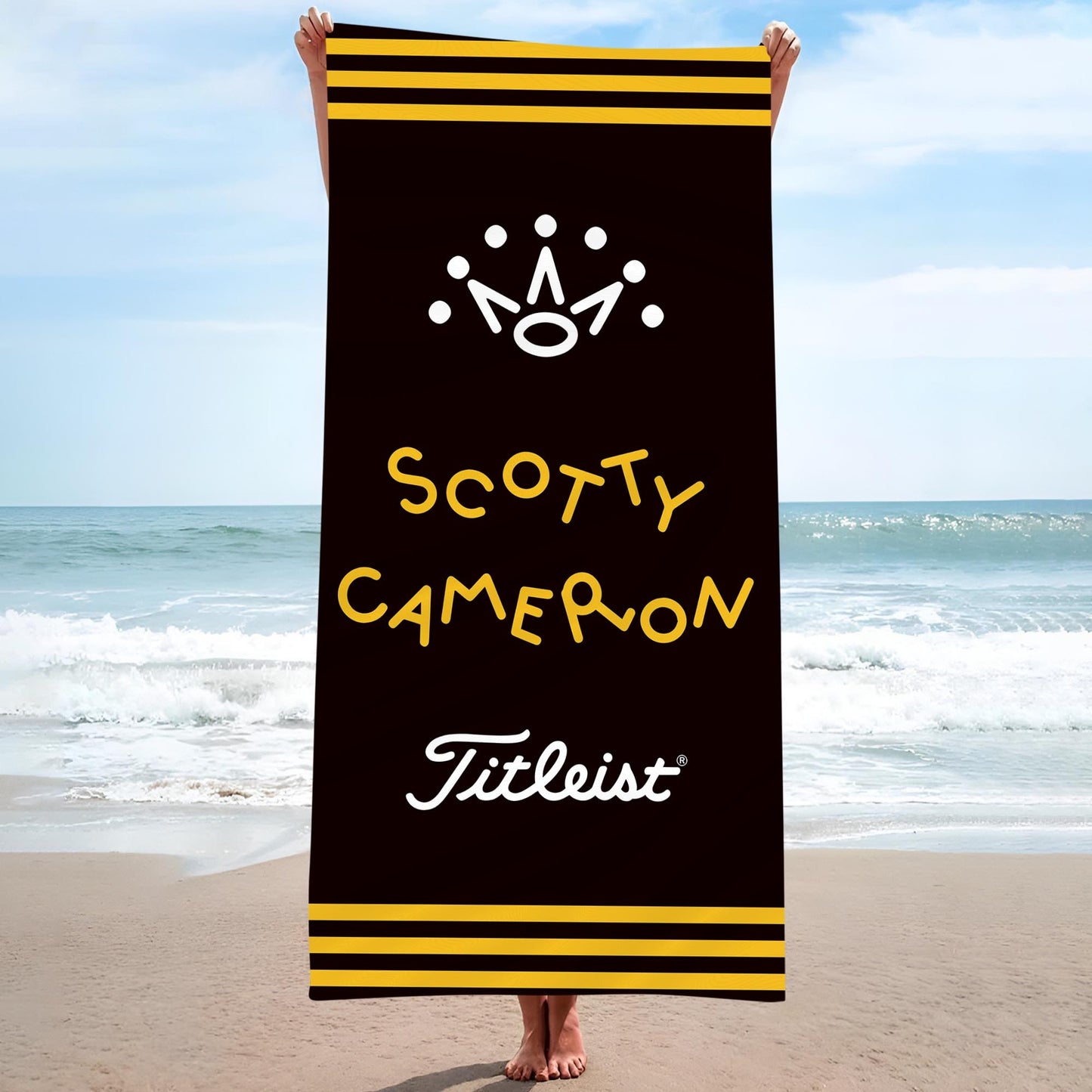 Beach Towel S-Scotty C-Cameron Printed Towel White thread One Piece Anime Bath Towel 75x150cm Bathroom Shower Washcloth Home