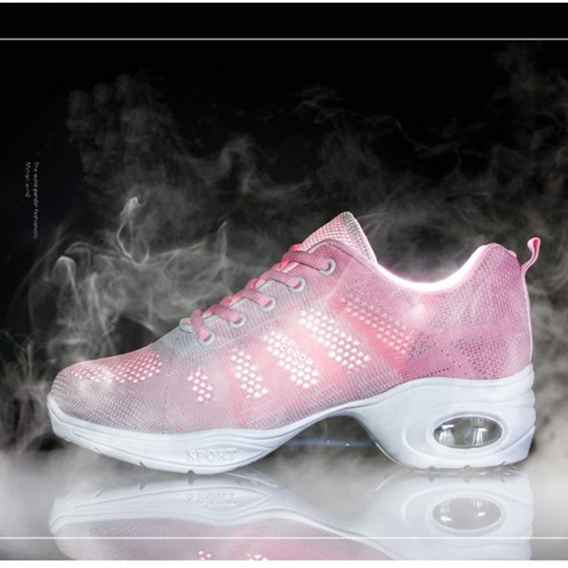 Jazz Dance Shoes For Women's Dance Sneakers Lightweight Breathable Woman Dancing Shoes