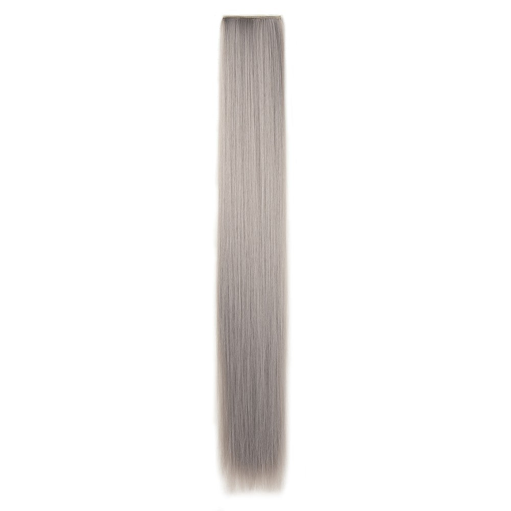 Clip in Hair Extensions Colored Party Highlights 30 inches Multi-colors Straight Hair Synthetic Hairpieces