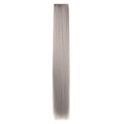 Clip in Hair Extensions Colored Party Highlights 30 inches Multi-colors Straight Hair Synthetic Hairpieces