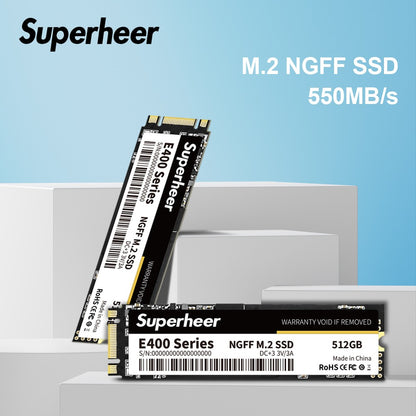 SSD SUPERHEER M.2 SATA 512 GB SATA3 Solid State Drive 256 GB 128 GB 1 TB 2 TB 2280 mm NGFF Disco Rígido para Notebook