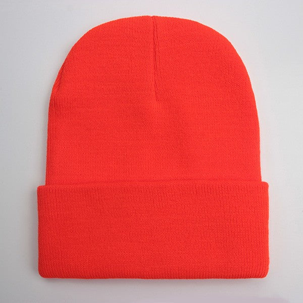 Touca Sólida Unissex Outono Inverno, Mistura de Lã, Macia e Quente, Boné de Tricô Masculino Feminino, Gorro, Toucas de Esqui, 24 Cores