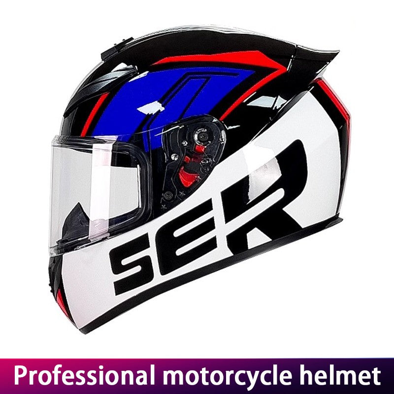 Capacete Fechado Bluetooth Retro para Motocicleta, Quatro Estações, Quente de Inverno, Antiembaçante, com Fone de Ouvido para Corridas de Rua