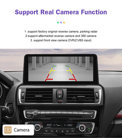 Tela de toque multimídia 1920*720 para BMW Série 1/2/3/4 F20/F21/F22/F30/F31/F33/F34/F36, sistema Android Auto NBT com Carplay sem fio