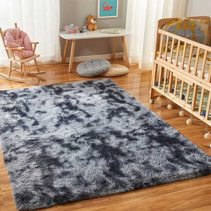 Plush Area Rug Bedroom Carpet Super Soft Foot Bedside Mat Fuzzy Children Carpet Prayer Rugs Living Room Rug Room Decoration