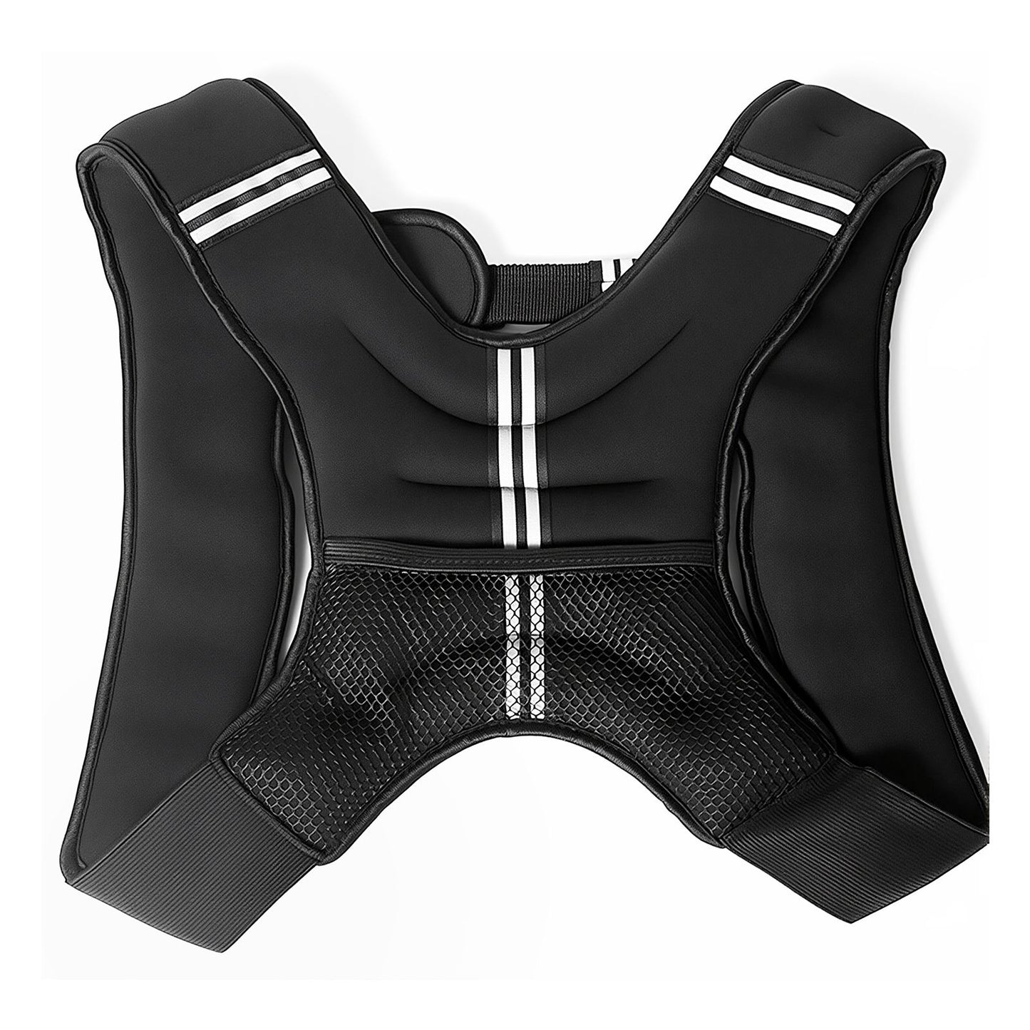 Weighted Vest Fitness 6lb/12lb/18lb/22lb with Reflective Strips Men Women for Workout Strength Training Running Jogging Walking