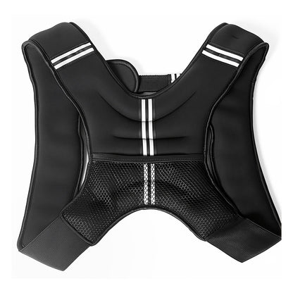 Weighted Vest Fitness 6lb/12lb/18lb/22lb with Reflective Strips Men Women for Workout Strength Training Running Jogging Walking
