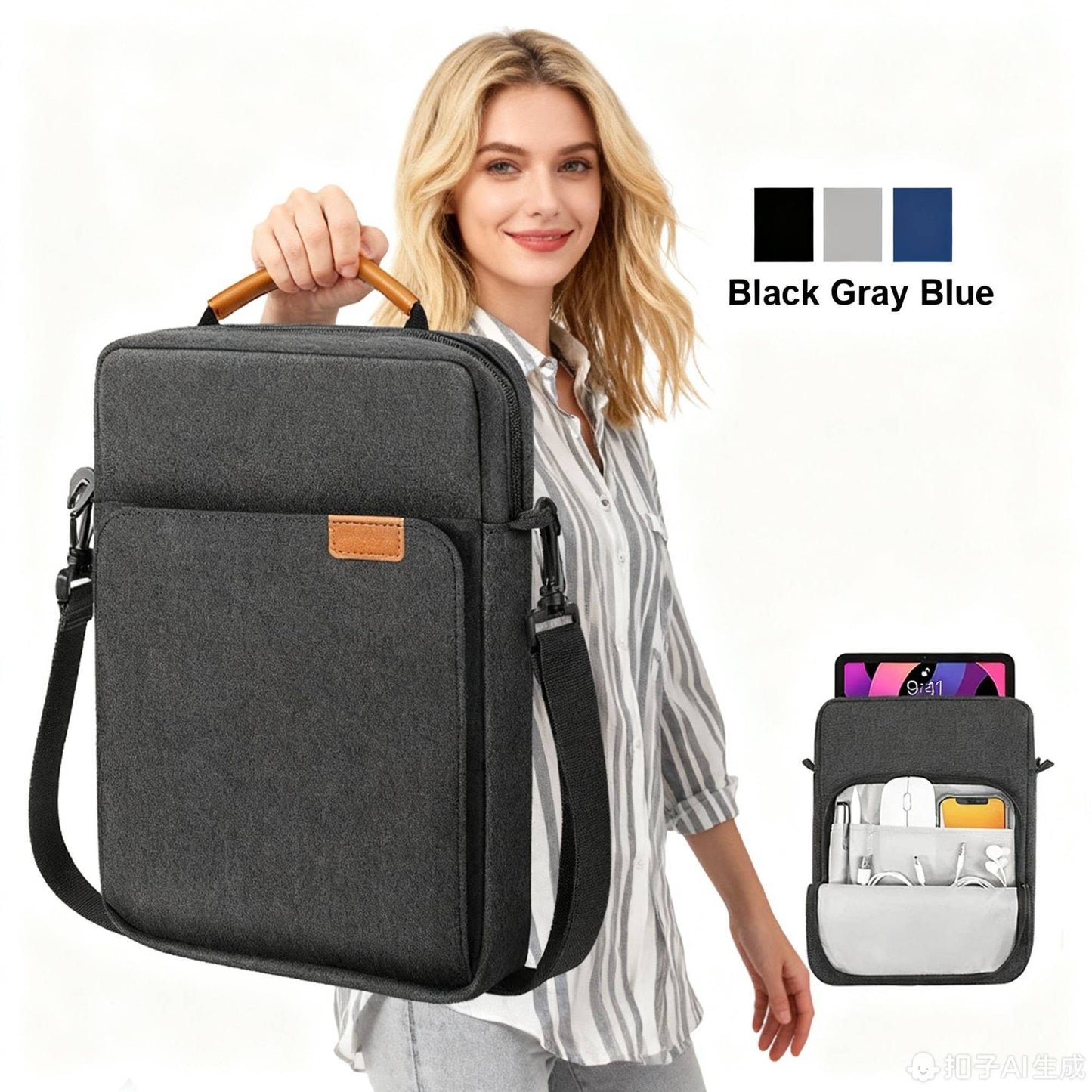 Tablet Handbag Case Sleeve Portable Pouch For iPad 9th 8th Air 4 5 Generation Bag For Xiaomi Lenovo 9.7-11in Tablet Sleeve Bag