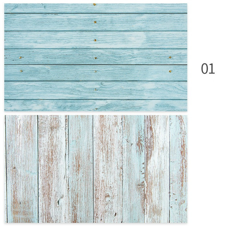 Marble Photography Backdrops 57*87CM 2 Sided Wood Grain Photo Background Wallpaper Studio Waterproof Products Photographic Props