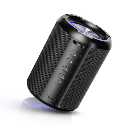 Ortizan X9S Caixa de Som Portátil Bluetooth, Som Alto HD com Reforço de Graves, Caixa de Som Sem Fio com Luz LED, À Prova D'água IPX7, Alto-falante de 15W