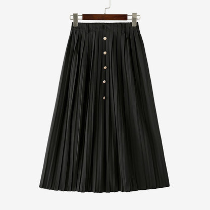 Autumn Skirts Plus Size 2025 ZANZEA Elegant Women High Waist Party Pleated Skirt Jupes Stylish Solid A-line OL Work Faldas Saia