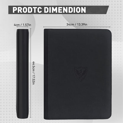 Trading Card Binder, Premium Card Binder, 1024-Pocket Trading Card Binder, Premium 16-Pocket Card Holder Folder, Side-Loading Card Album Suitable for Yu-Gi-Oh!, Magic: the Gathering, Trading Cards, Sports, Compatible with Tcg/Mtg, Card Storage