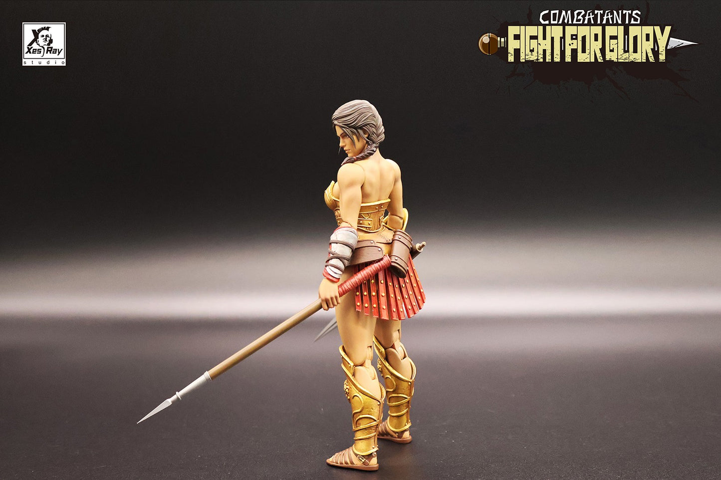 [Pré-Venda] XesRay Fight For Glory 1/12 Action Figure Combatants Wave 6 Cassia Berenice Medocus o Trácio Modelo de Anime Para Presente