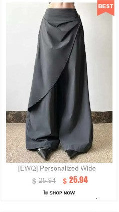 [EWQ] Wool Fox Fur Sleeve Women Coat Elegant Clothing Autumn 2025 Winter Double-sided Jacket Big Size Wine Red Overcoats 16O2751