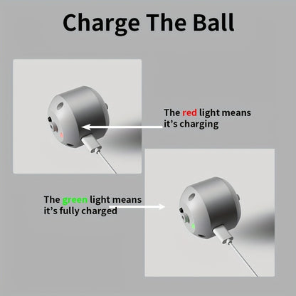 Smart Dog Toy Ball Brinquedo Eletrônico Interativo para Animais de Estimação Bola USB com Salto Automático e Luzes RGB para Cães e Gatos