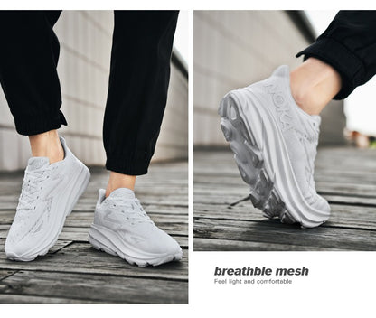 PARZIVAL Men's Sneaker Air Cushion Runner Trainers Tenis Marathon Sports Running Shoes Women Outdoor Athletic Speciality Sneaker