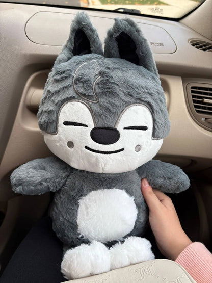 Urso de Pelúcia Skzoo de 60cm, Tamanho Grande, Kpop Stray Kids, Boneca de Pelúcia, Brinquedos de Pelúcia de Desenho Animado Kawaii, Travesseiro de Pelúcia, Presente de Natal Infantil