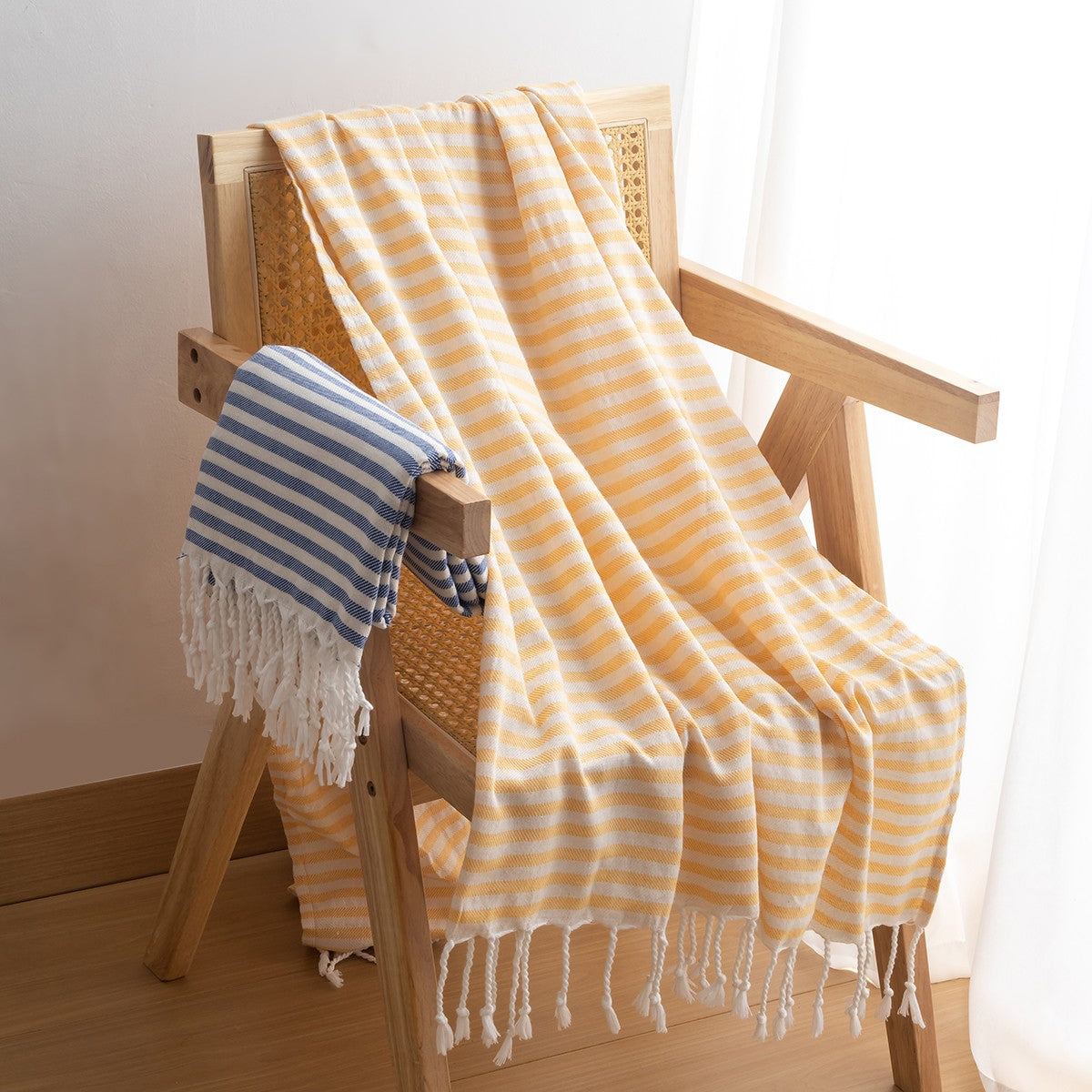 Cotton Turkish Striped Beach Towel 90*180CM Sauna Spa Gym Sport Fitness Fringed Bath Towel Kitchen Soft Absorbent Quick Drying