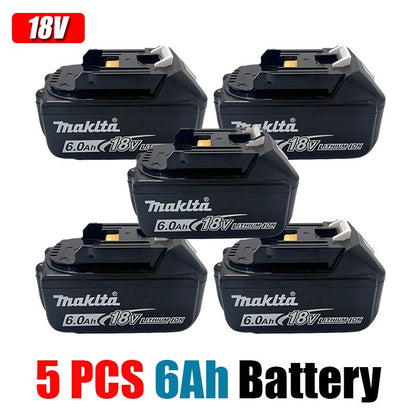 Aspirador de pó elétrico Makita com forte sucção, mini, sem fio, portátil, soprador para limpeza doméstica com 7 bicos para bateria 20V 18V
